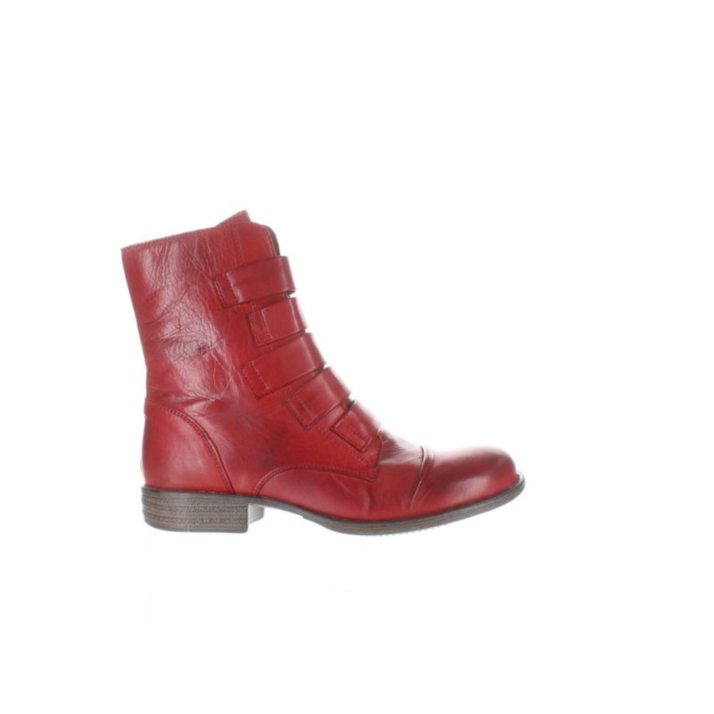 Miz Mooz Womens Leighton Red Ankle Boots Size 8 Medium (B, M)